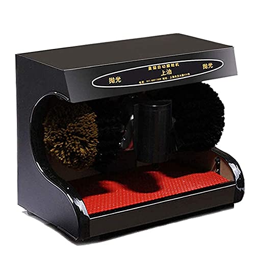 WJFLUCK Pulidora automática de Zapatos Máquina pulidora de Zapatos eléctrica para el hogar, Pulidora de Zapatos pequeña de inducción automática Máquina pulidora de Zapatos eléctrica Limpia