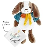 🎁 PERSONNALISATION : Ce doudou est entièrement personnalisable avec le prénom de votre choix, transformant ainsi un objet de réconfort en un cadeau véritablement unique et original. En inscrivant le prénom de votre enfant, vous offrez un souvenir précieux, spécialement conçu pour lui. Cette touche personnelle ajoute une valeur sentimentale incomparable, faisant de ce doudou un compagnon irremplaçable pour des moments de tendresse. Que ce soit pour une naissance, un anniversaire ou tout autre occasion spéciale, ce doudou personnalisé deviendra un cadeau mémorable, pensé sur mesure pour votre enfant.