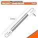 4 Pack 4 Inch 540183#61 Mechanical Extension Springs with Hook Ends, Steel Extension Spring, Small Extension Springs for Appliances, Automobiles, Boats, Toys, Tools, Machinery, Devices