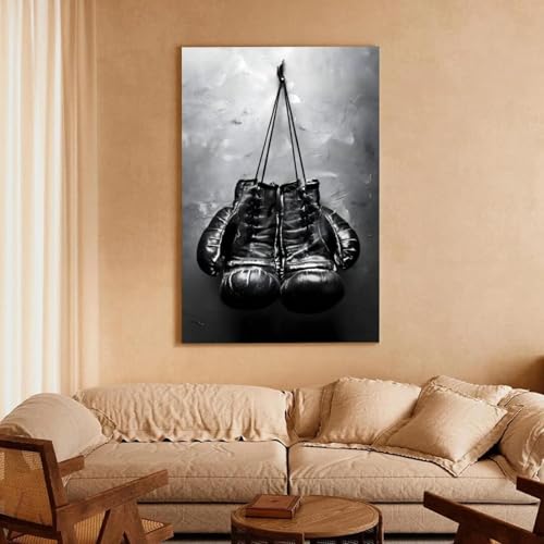 Impression toile gants de boxe 70x100 cm pour mur de bureau - 3