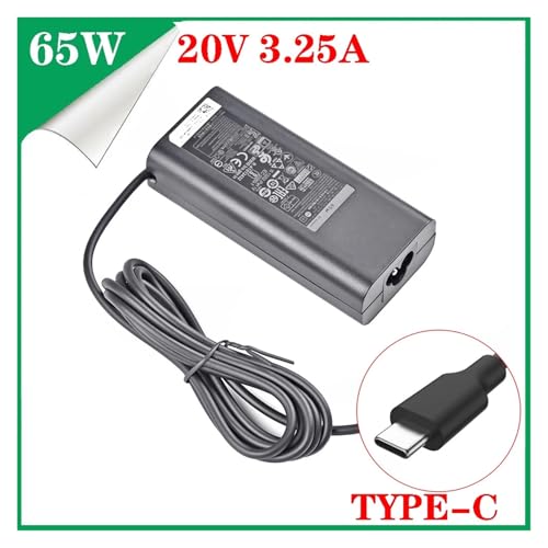 Cargador tipo C de 65W con voltaje variable 20V para una carga estable de laptop 3