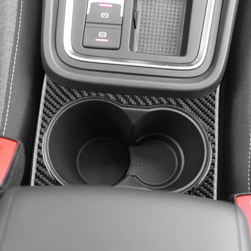 Protection porte-gobelet carbone Seat Ateca anti-rayure console arrière