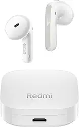Xiaomi Redmi Buds 6 Active, Fones de Ouvido Sem Fio, Versão Global (Branco)