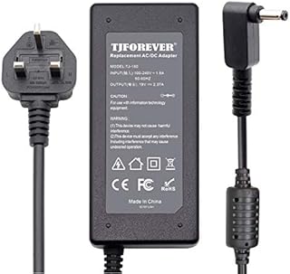 TJFOREVER 19V 2.37A 45W Laptop Charger for Asus x553m x540s x541u Zenbook ux305 ux305f ux310u ux303u Vivobook s200e Ultrabook Netbook Computer AC Adapter Power Supply Connector: 4.0 * 1.35mm