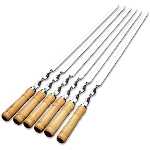 Brochettes Shunfaji 55cm Acier Inoxydable Cover