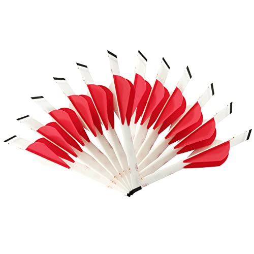 image for LEANPRO 12-Pack Shrink Fletch with 2 Inch Vanes, Stretch Arrow Wraps U