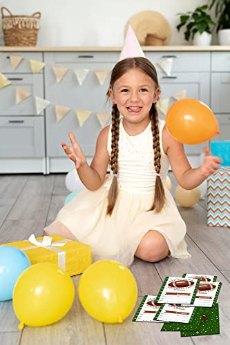 4" X 6" Football Theme 1St Birthday Party Invitation Cards With Envelopes - Boys, Girls Birthday Celebration, Football Game - 20 Sets - B01 #TOP3