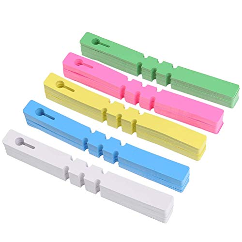Onwon 250 Pieces Plant Labels Plant Tree Tags Outdoor Waterproof Plastic Wrap Around Hanging Nursery Garden Gardening Labels Stakes Markers Reusable