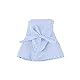 Durio Sonnenhut Baby Hut Kinder Verstellbarer Faltbare UV-Schutz mit Verstellbarem Bindebändern und Breite Krempe Blau-Weiß Streifen 12-24 Monate (Tag Size M)