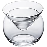 Joygoodta Copas de Martini sin Tallo con Enfriador, Juego para Servir Caviar Transparente de 150 ml, Copas de cóctel fáciles de Limpiar para Martini, Vino, cóctel de Licor