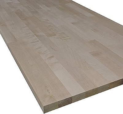 Allwood 1.5" x 18" x 30" Birch Table/Counter/Island Top see all edge options (Routed edges 1 face)