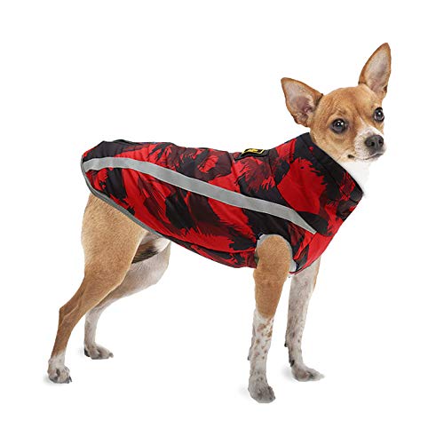 Hundemantel Winter – Wasserdicht, Mit Fleece-Futter & Reflexstreifen, Für Mittelgroße Bis Große Hunde (2XL)