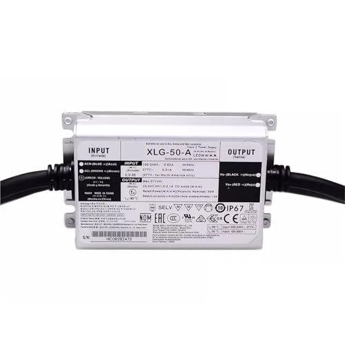 Pilote LED CA/CC XLG-50 50W alimentation à puissance constante de 530 à 2100 mA