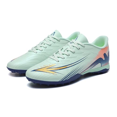Image of Soccer Cleats for Mens Womens High Tops Lace Up Unisex Football Shoes Indoor Turf Soccer Shoes AG FG TF for Beginners to Advanced Players