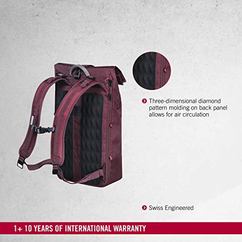 Victorinox Altmont Active Deluxe Duffel Laptop Backpack, Burgundy, 18.9-inch