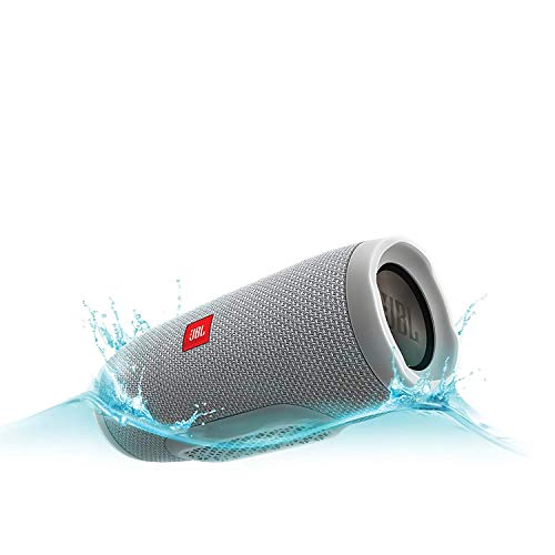 Image of JBL Charge 3 JBLCHARGE3GRAYEU Powerful Portable Speaker with Built-in Powerbank (Gray)