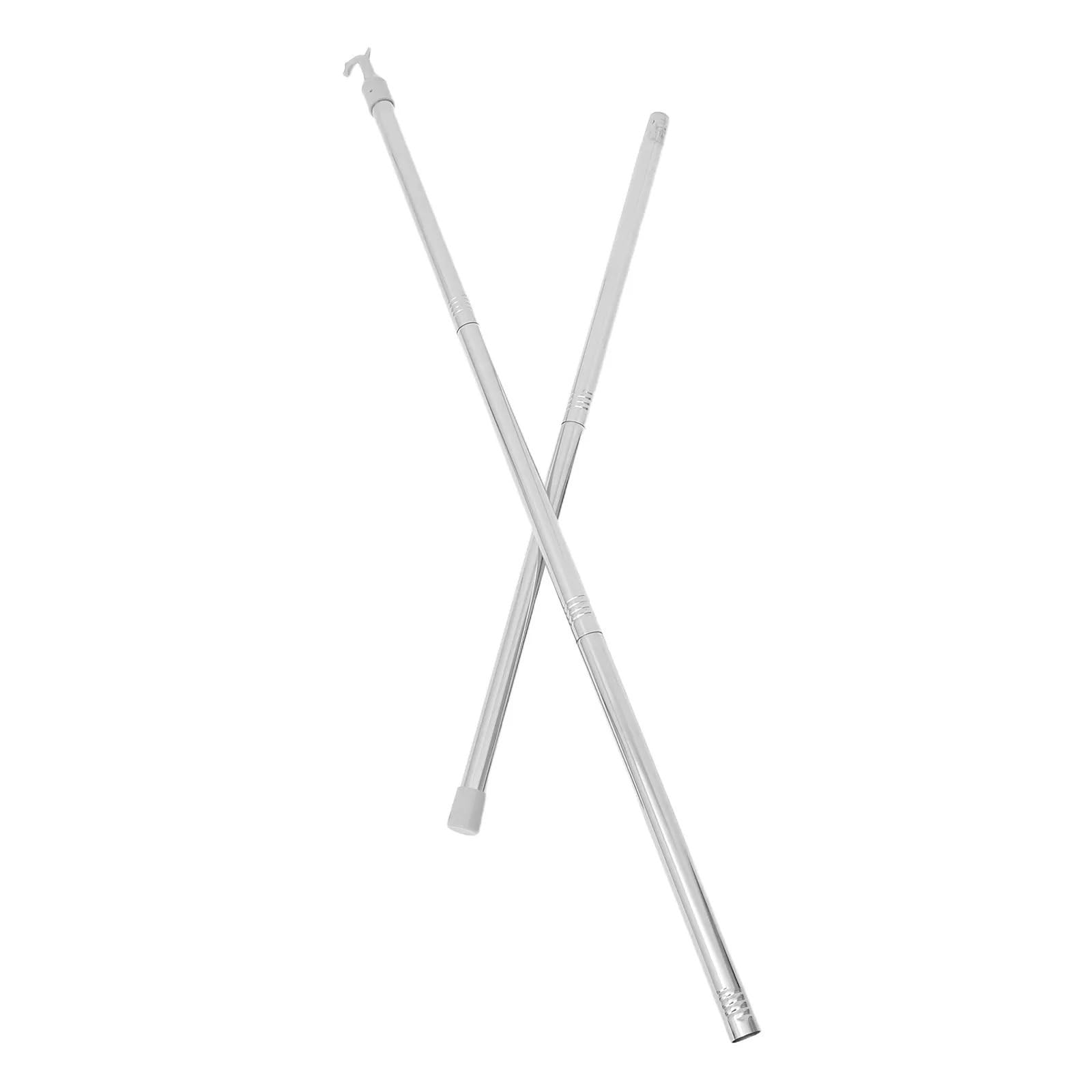 XILEUDUOD Telescopic Window Pole Rod Opener Adjustable Skylight Curtain Rod Push Pull Shade Pole Cordless Roller Blind Wand Window Blinds
