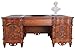 Produktbild Englischer Chefschreibtisch Mahagoni XXL Schreibtisch Büromöbel Antik mar084 Palazzo Exclusiv