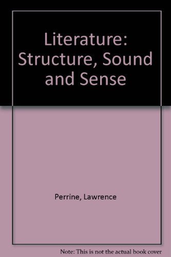 Literature: Structure, Sound, and Sense 6th edi... B011DC387A Book Cover
