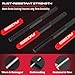 Thread Restorer File Chaser Set: 3-Piece Thread Restoring Chaser Files Metric and SAE Thread Restorer File Set Thread Repair Tool for Hardware DIY