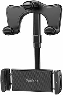 Nopatia Front Mirror Phone Holder, Compatible with 4.7-12" Phones and Tablets, 540° Rotation, Strong Hold, Extendable Arm, Secure Mount, Easy Installation