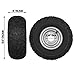 Bestauto ATV Go Kart Tires and Rims 145x70-6 Inch Golf Cart Tires 90CC Go Kart Buggy ATV Mini-bikes Quad Bike Tires and Wheels HUB- 3-hole Set of 4