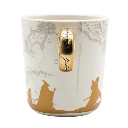 Taza Lord of The Rings One Ring 460ml Cerámica Blanca miniatura 6