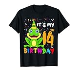 Photo Gallery its my birthday frog 14 anni froggy festa di compleanno per bambini maglietta Photo Gallery its my birthday frog 14 anni froggy festa di compleanno per bambini maglietta