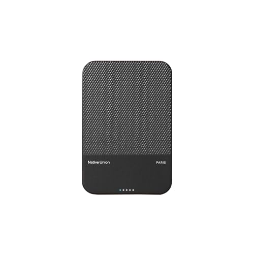 Native Union (Re) Classic Power Bank | Magnétique 5000 mAh Qi2 MagSafe 15W – Batterie Externe...