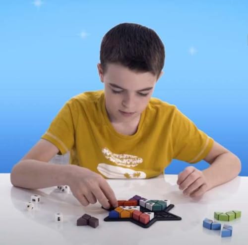 The Happy Puzzle Company - The Genius Star - Educational Brainstorming - Strategy Game and Skill Building - 8 Years + - 1 or 2 Players - Multilingual - SGHP 002