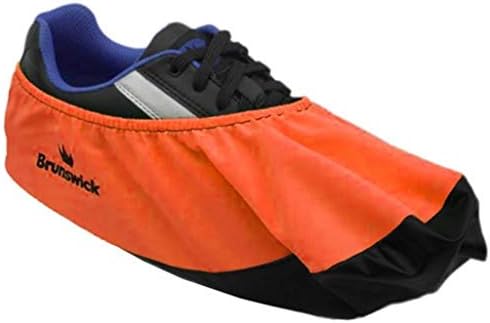 Brunswick Bowling Products Shoe Shield Shoe Covers- Neon L/XL, Orange, Large/X-Large
