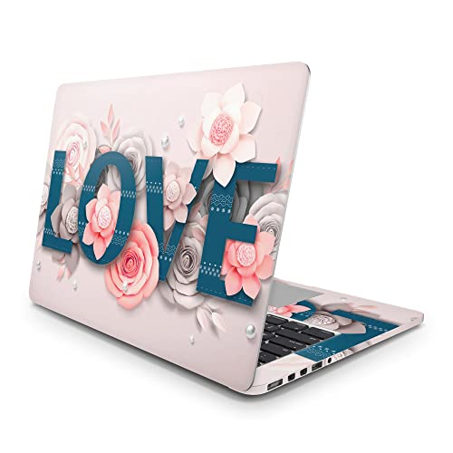 Sticker Master Love 3D Etiqueta del vinilo del portátil de la piel 13 14 15 pulgadas del cuaderno para Asus Acer Hp Lenovo Huawei Dell Msi Toshiba 15.4 inch (36x26 cm)