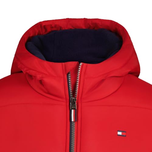 Image of Tommy Hilfiger Boys' Heavyweight Hooded Polar Fleece Lined Puffer Jacket