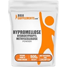 Hypromellose Powder - Hydroxylpropyl Methylcellullose, Excipient & Thickening Agent - Food Grade & Vegan Alternative, 500g 1.1 lbs Pack of 1