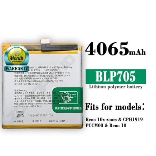 Image of Original BLP705 Battery for Oppo Reno 10x Zoom CPH1919, PCCM00 Battery with 6 Month Warranty***(N111)