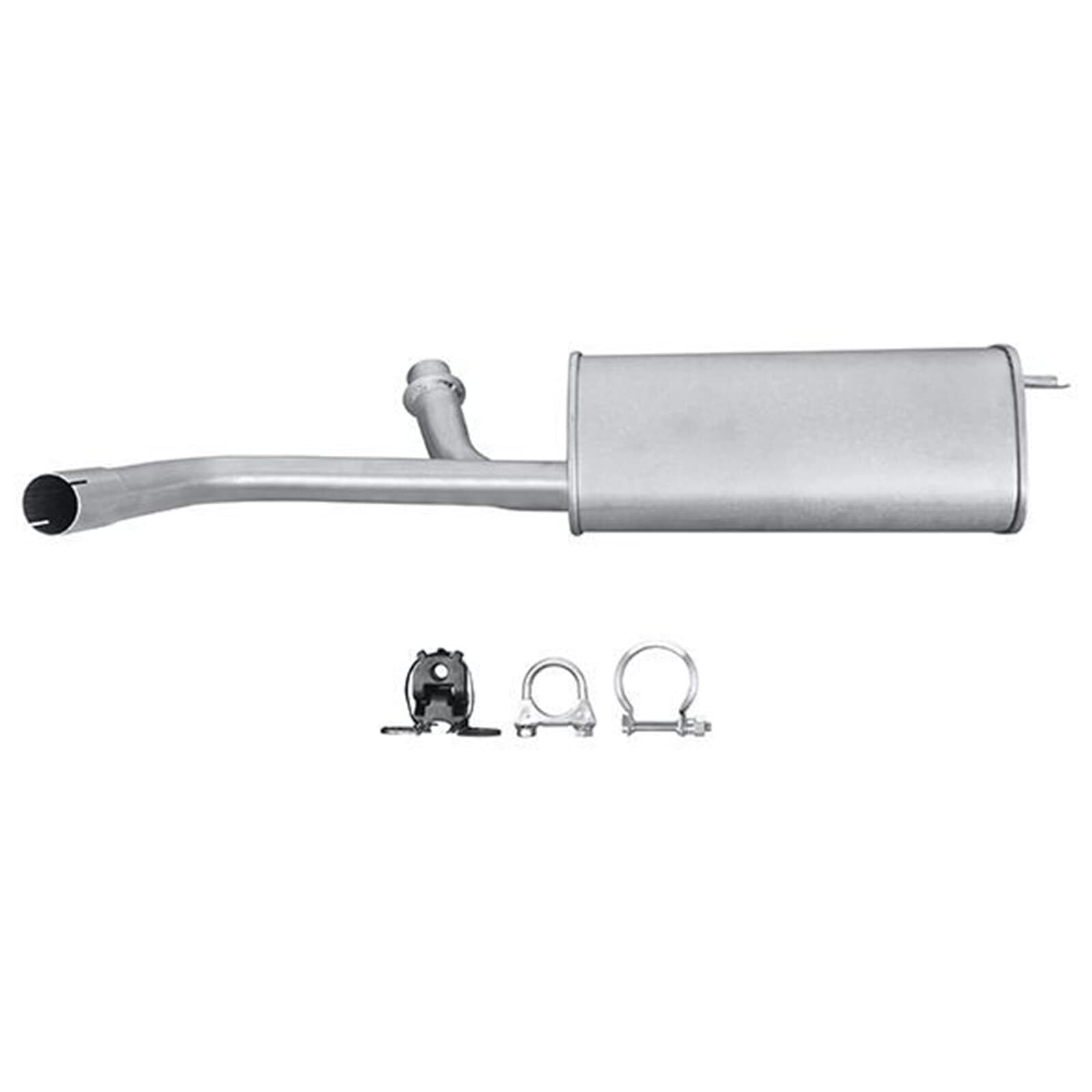 HELLA 8LD 366 027-991 Tłumik końcowy - Easy2Fit® Kit - z tyłu - jednoczęściowy - Komplet z elementami do montażu