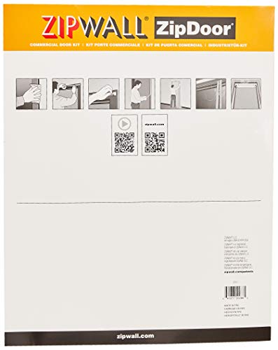 Zipwall Zdc Commercial Zipdoor Kit, , Red ,1 Count(Pack Of 1) #TOP3
