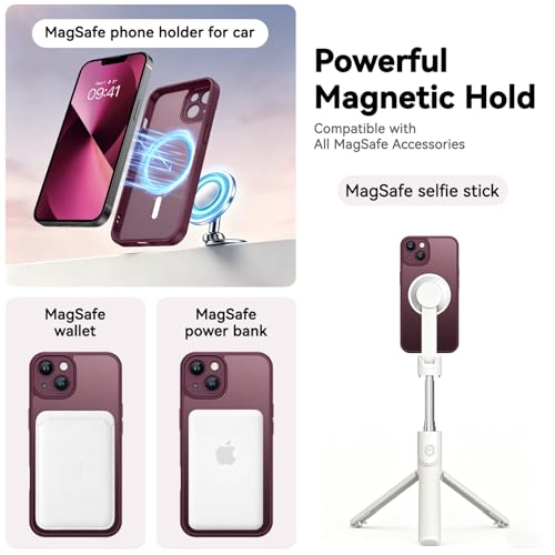 Coque magnétique pour iPhone 13 antichoc contre chutes - 2