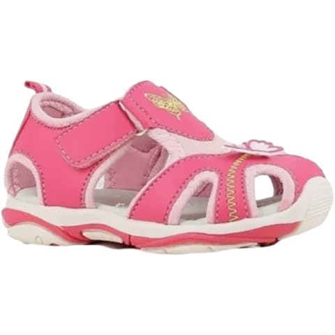 Pink Closed Toe Sandals for Baby Girls Cover