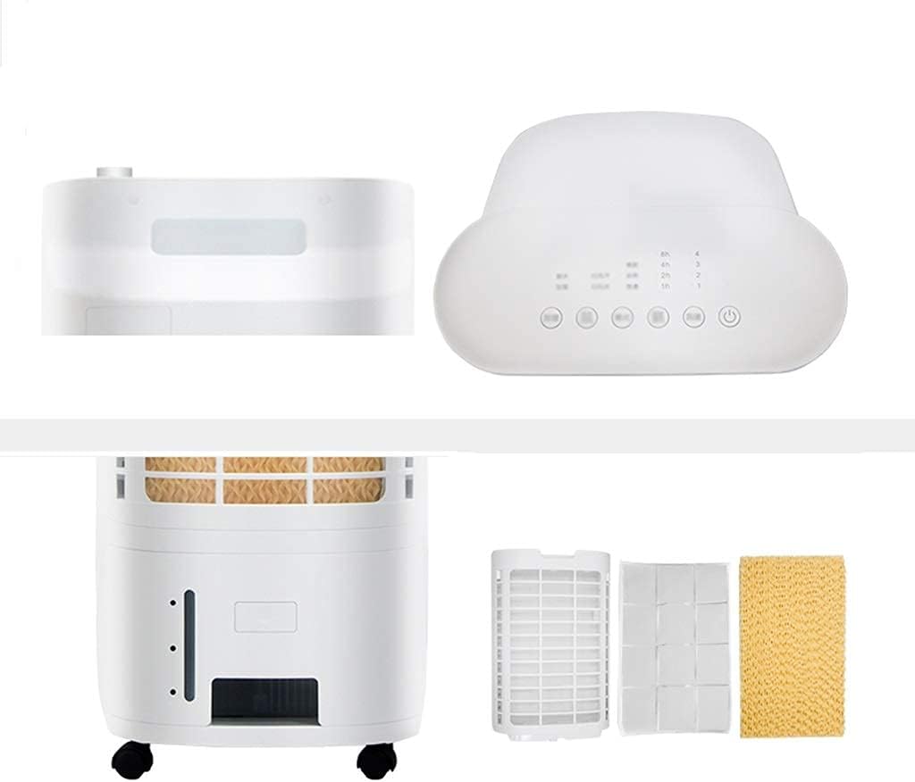 Air Cooler for Home Office Air Coolers Evaporative Coolers Humidifier Air Conditioner Whit Remote Control Misting Evaporativ Portable Small Fan and Bladeless Noiseless Fan for Office Dorm