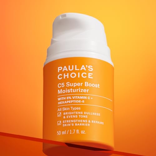 Paula's Choice C5 SUPER BOOST Moisturiser - Face Night Cream - Reduces Wrinkles & Brown Spots - Brightens Dull Skin Tone & - Leaves Skin Hydrated - with Vitamin C - All Skin Types - 50 ml - Image 3