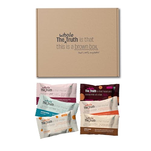 Image of The Whole Truth - Protein Bars | LIMITED EDITION SUPER SAVER PACK | Pack of 12 x 52g each | Nutritional Healthy Snacks | No Gluten | No Artificial Sweeteners | No Preservatives | All Natural Ingredients