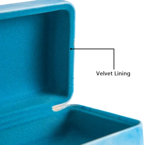 Image of TRIUMPH VISION Sunglasses Case Hard Shell Glasses Case Eyewear Eyeglasses | Sunglass Eyeglass Hard Case for Women and Men Metal PU Leather Lined Storage with Microfiber Cleaning Cloth Protection