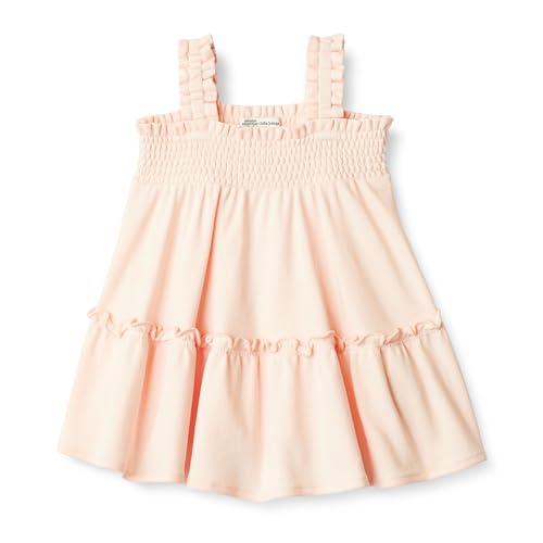 Amazon Essentials Unisex Babies x Sofia Grainge Cotton Interlock Baby Girls and Toddlers Dress (Mommy & Me) Light Pink 4T