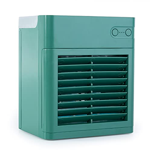 Mini-Luftkühler – 3 Windgeschwindigkeiten, tragbarer Luftkühler, Klimaanlage, USB-Tischventilator, Befeuchtung, Luftkühler, mechanischer...