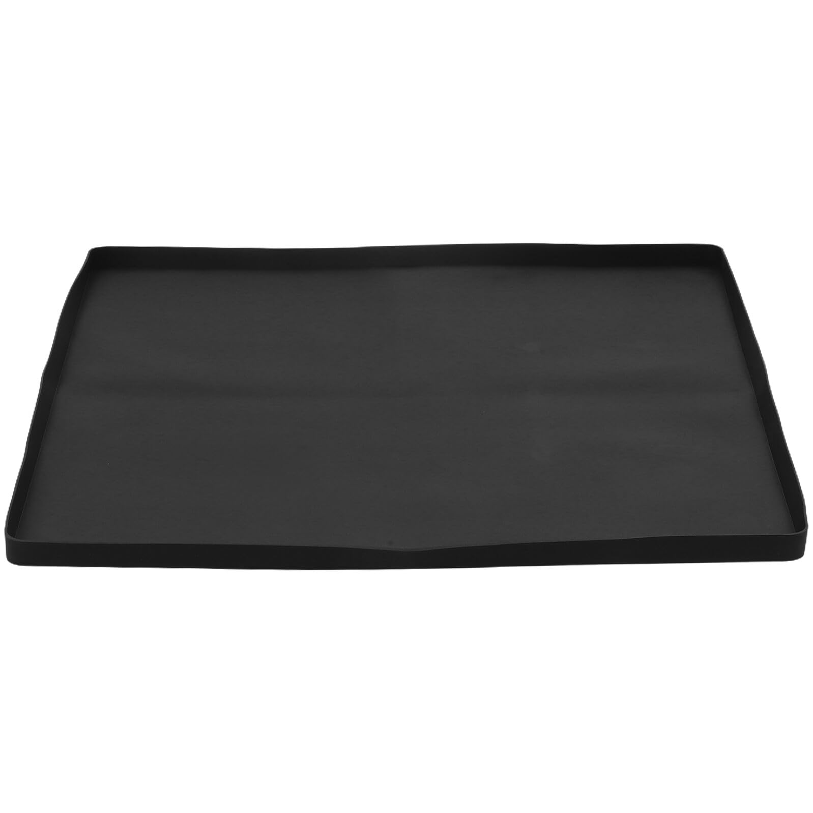 Alfombrilla para mini refrigerador de silicona negra: evita goteos y protege tu suelo
