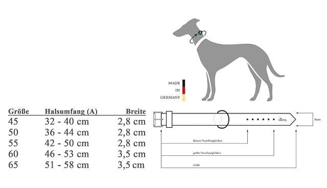 Foto 3 de 5 de HUNTER Softie Stone - Collar para Perro de Piel sintética con Apliques, fácil Cuidado, 55 (M-L), Color marrón