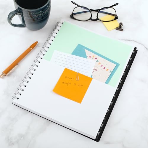 Mead 2026 Planner, Weekly & Monthly, 15-Month, 8-1/2" x 11", Large, Basic, Black (CRW6200526) by Mead - Image 5