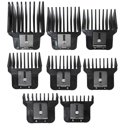 WELURE Complete Clipper Guard Collection for Andis pm-t, pmt-2, D-4, D-5, D8, GI, GTO, slii, rt-1-8 Sizes (1/32