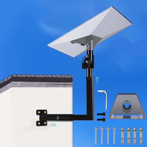Starlink Mount, Telescoping Gen 3 Starlink Wall Mount, Starlink Standard Mounting Kit-Include Starlink Gen 3 Pipe Adapter